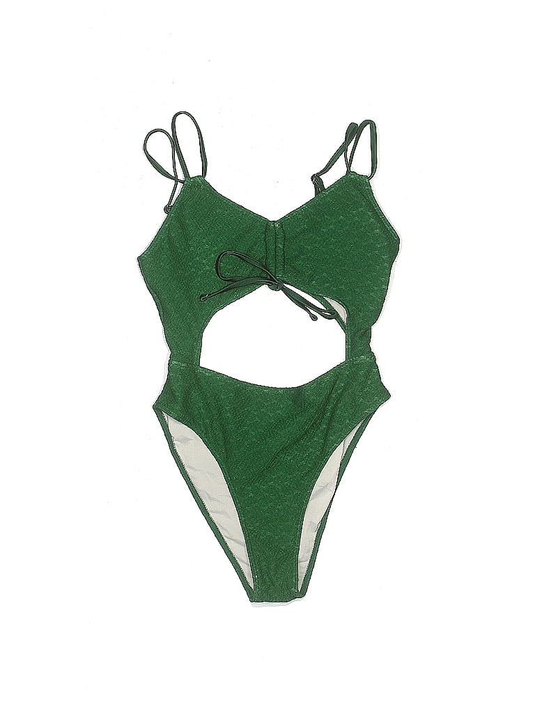 Rihoas Marled Green One Piece Swimsuit Size S 50 off thredUP