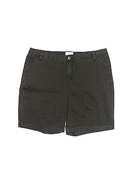 Caslon Khaki Shorts (view 1)