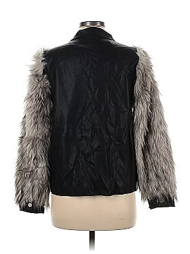 GOLDIE Faux Leather Jacket (view 2)