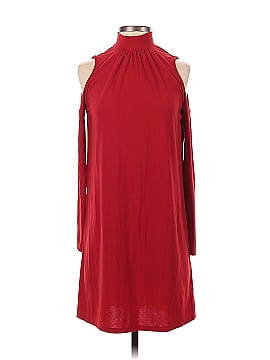 Ken Burgundy Red Casual Dress Size XS