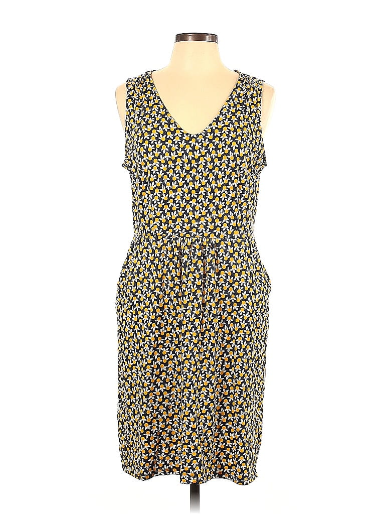 Boden Multi Color Yellow Casual Dress Size 12 - 68% off | thredUP
