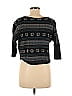 H.I.P. Happening in the Present 100% Polyester Aztec Or Tribal Print Black Pullover Sweater Size M - photo 2