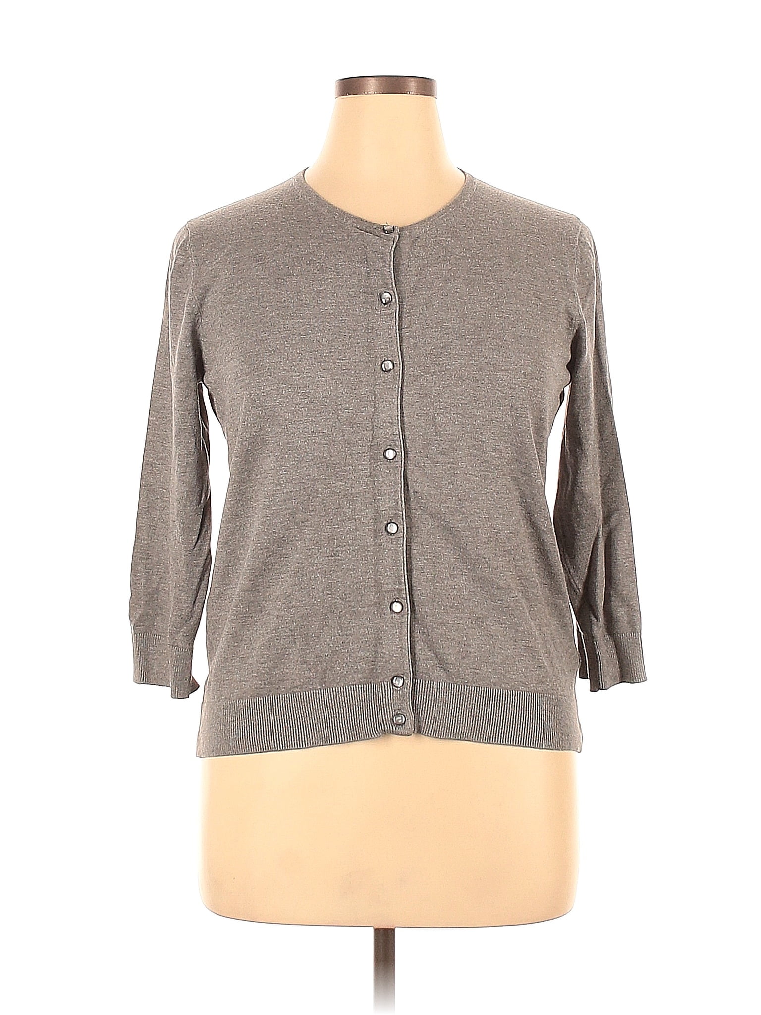 Cable & Gauge Gray Cardigan Size XL 64 off thredUP