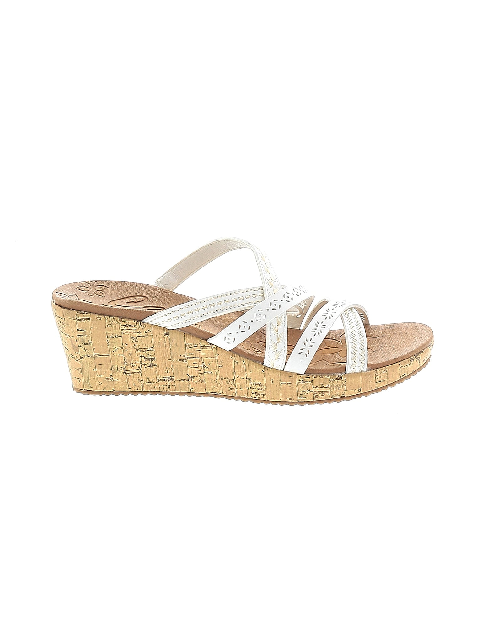 Skechers White Wedges Size 10 - 65% off | thredUP