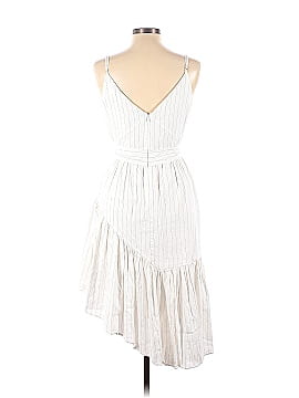 Marissa Webb Collective Stripe Surplice Midi Dress (view 2)