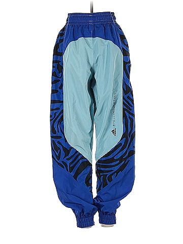 Adidas Stella McCartney 100% Polyester Blue Tiger Print Track