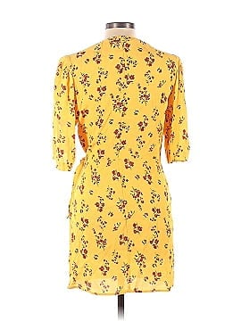 Thakoon Collective Yellow Floral Wrap Dress (view 2)