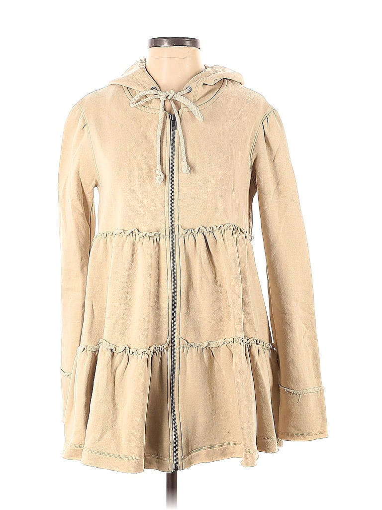 Free people tiered trapeze zip online up