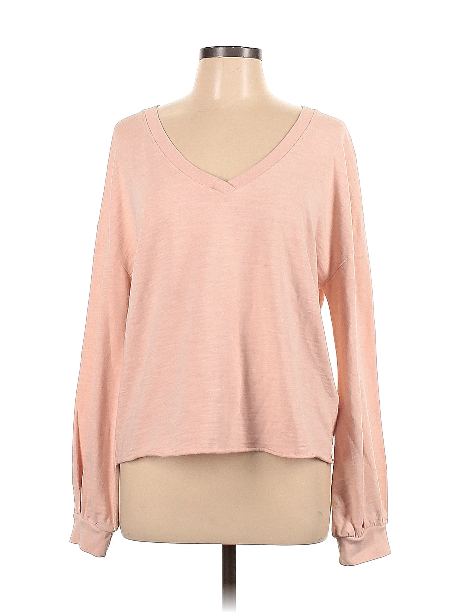 NATION LTD Pink Sweatshirt Size L - 81% off | thredUP