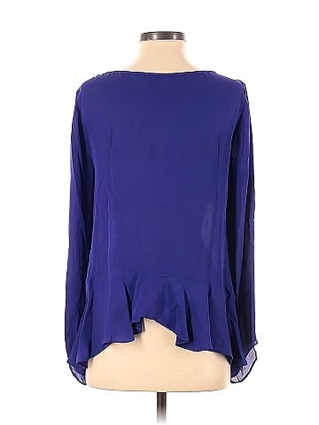 Ramy Brook Long Sleeve Silk Top (view 2)