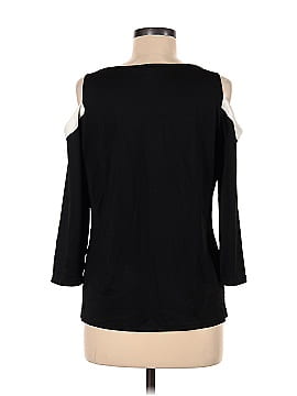 Essentials by Milano 3/4 Sleeve Blouse (view 2)