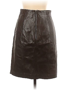 Andrew Marc Faux Leather Skirt (view 2)