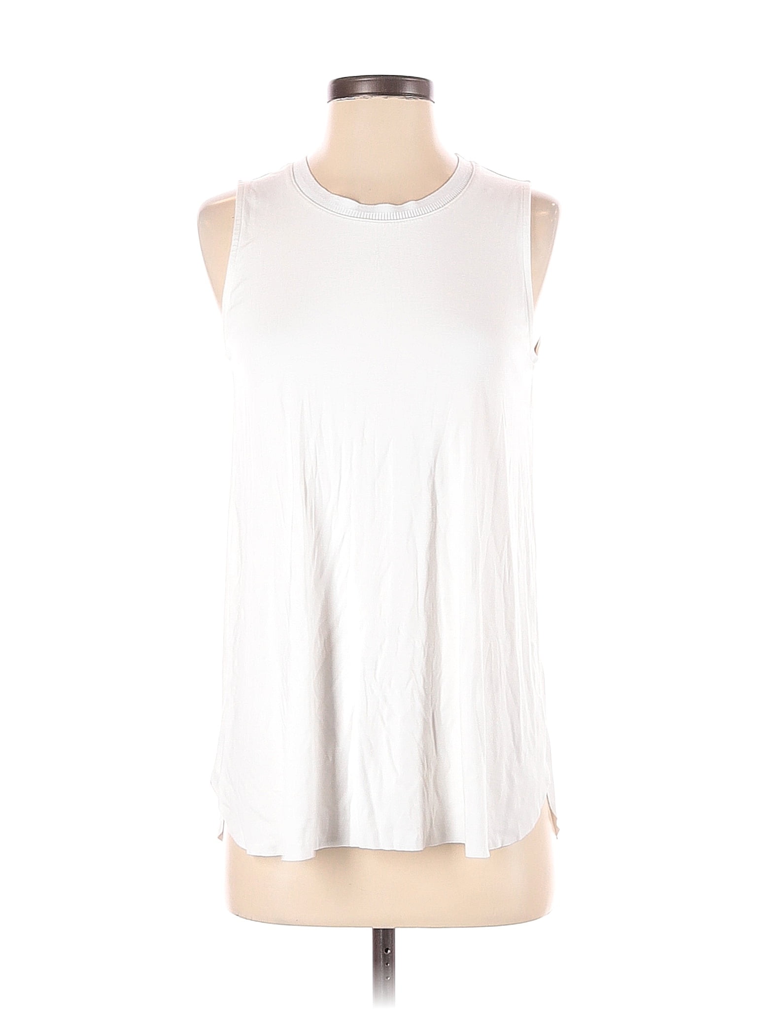 SPANX White Sleeveless T-Shirt Size S - 42% off | thredUP