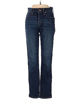 Madewell Slim Straight Jeans in Hammond Wash (view 1)