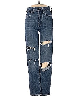 Madewell Tall Classic Straight Jeans in Coldbrook Wash (view 1)