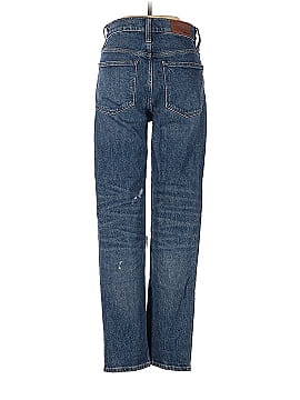 Madewell Tall Classic Straight Jeans in Coldbrook Wash (view 2)