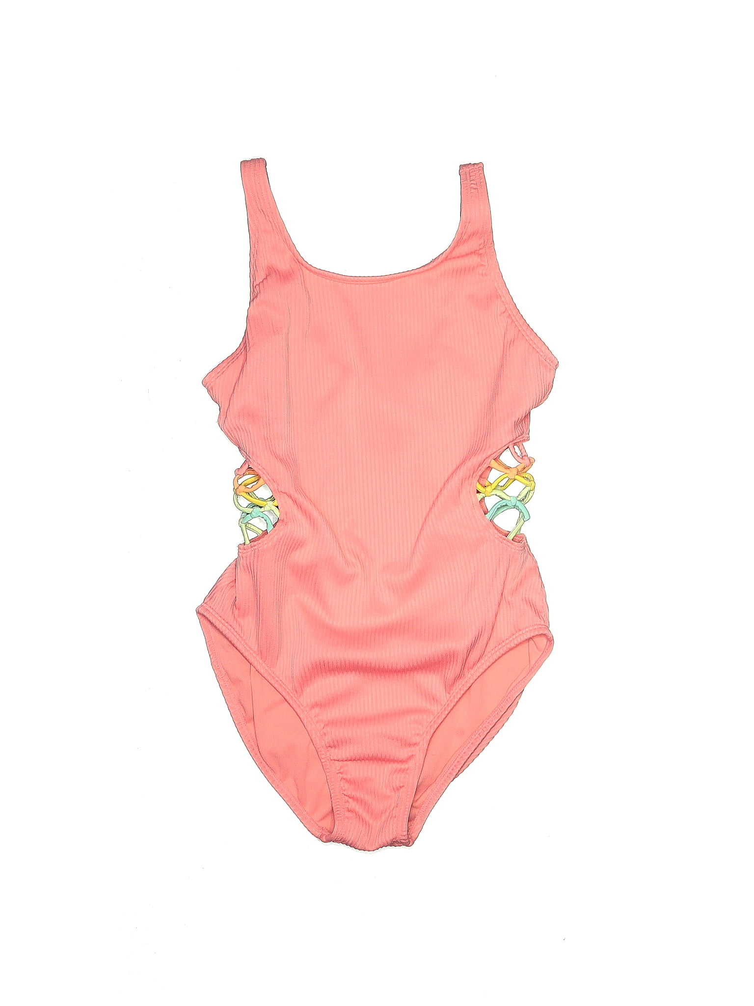 Art Class Solid Pink One Piece Swimsuit Size 14 40 off thredUP