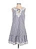 Sail to Sable 100% Cotton Blue Casual Dress Size S - photo 1
