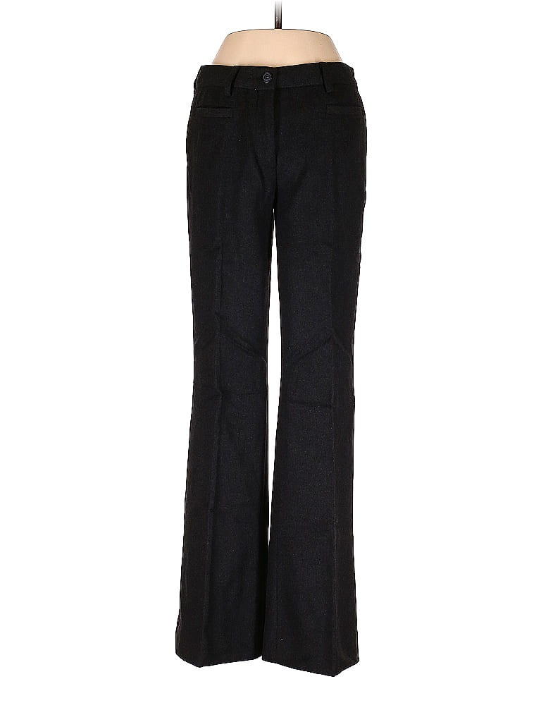 Dolce & Gabbana Gray High Waist Women Wool Pants