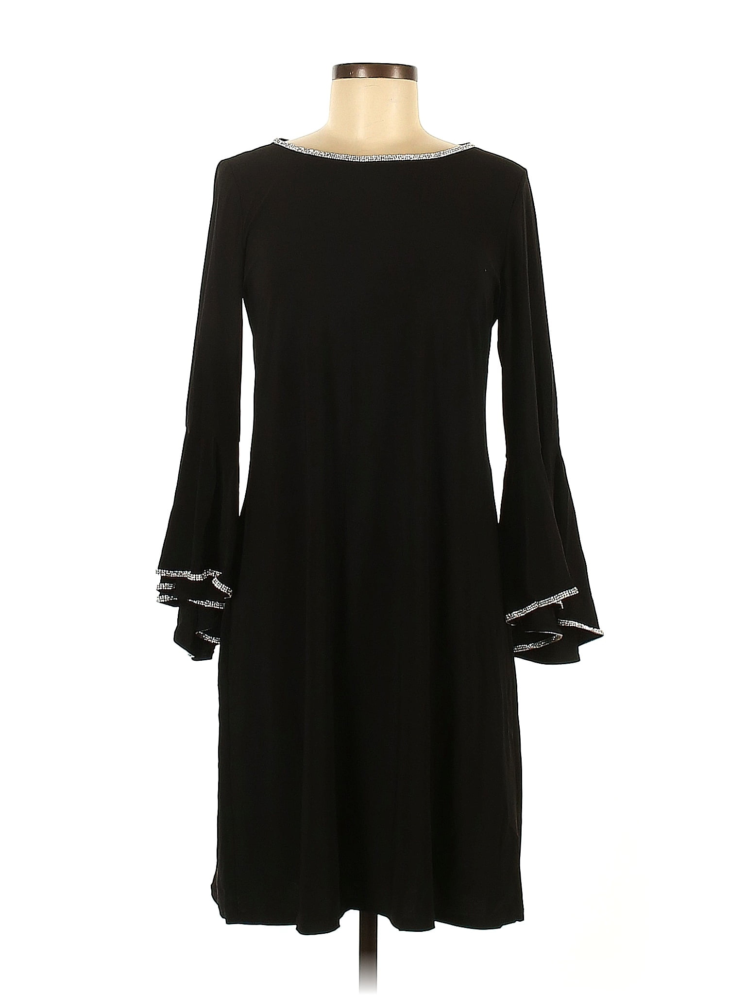 MSK Solid Black Casual Dress Size M - 68% off | thredUP