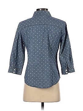 Karen Scott Long Sleeve Button-Down Shirt (view 2)