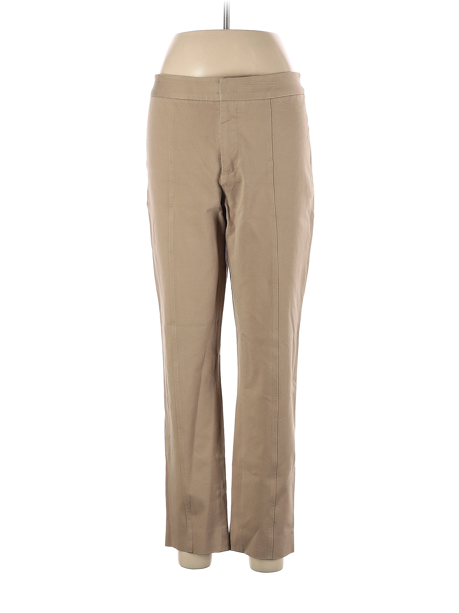 NYDJ Solid Brown Tan Dress Pants Size 6 - 92% off | thredUP