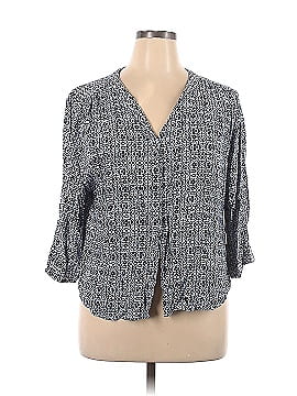Kenar 3/4 Sleeve Button-Down Shirt (view 1)