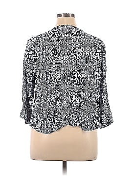 Kenar 3/4 Sleeve Button-Down Shirt (view 2)