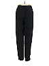 IMAN 100% Polyester Solid Black Casual Pants Size XS - photo 2