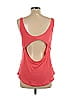 Alo Color Block Solid Red Active Tank Size L - photo 2