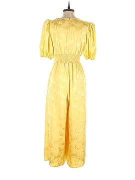 Slate & Willow Yellow Satin Jumpsuit (view 2)