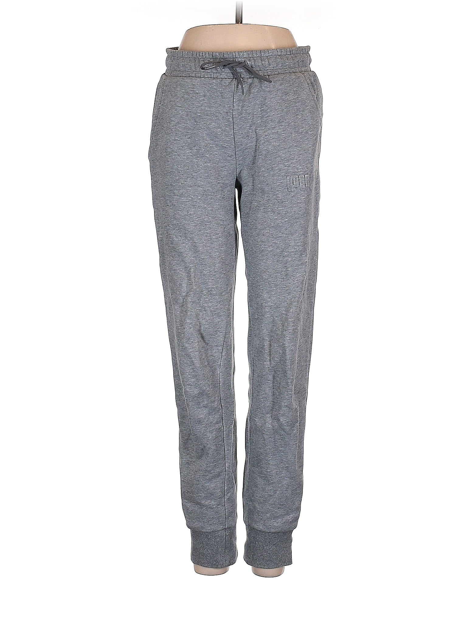 Puma Solid Gray Sweatpants Size S 49 off thredUP