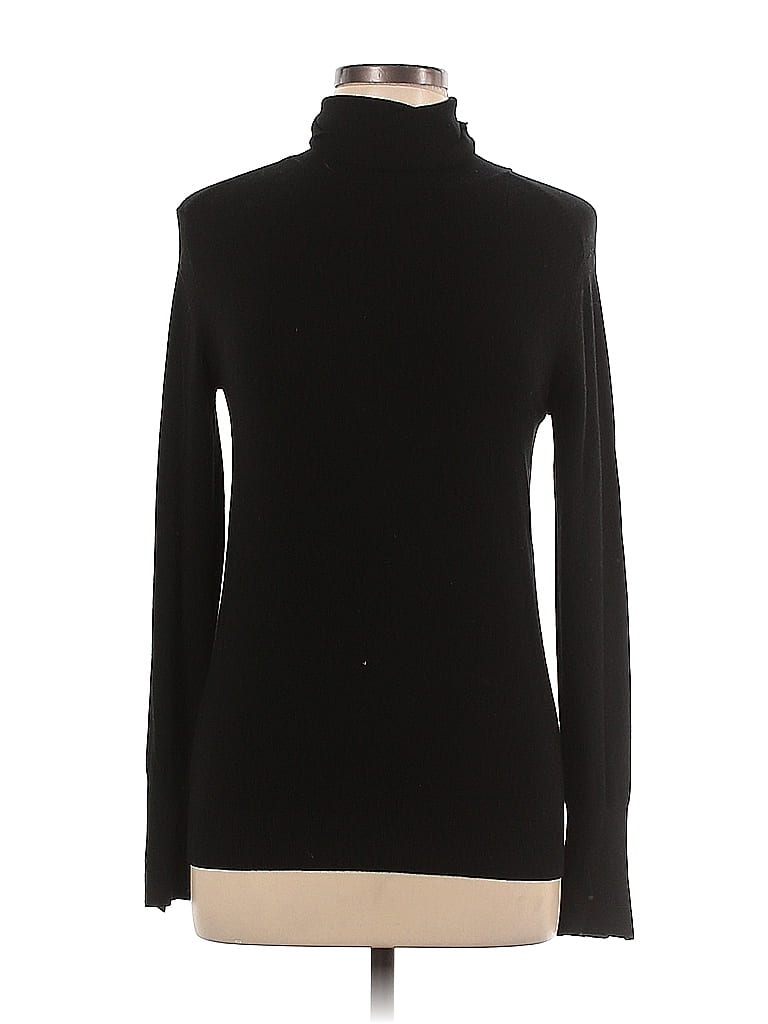 Zara Color Block Solid Black Pullover Sweater Size L 42 off thredUP