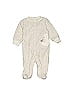 Carter's Jacquard Marled Tweed Ivory Gray Long Sleeve Outfit Newborn - photo 1