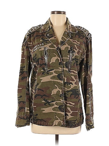 Topshop on sale camo jacket