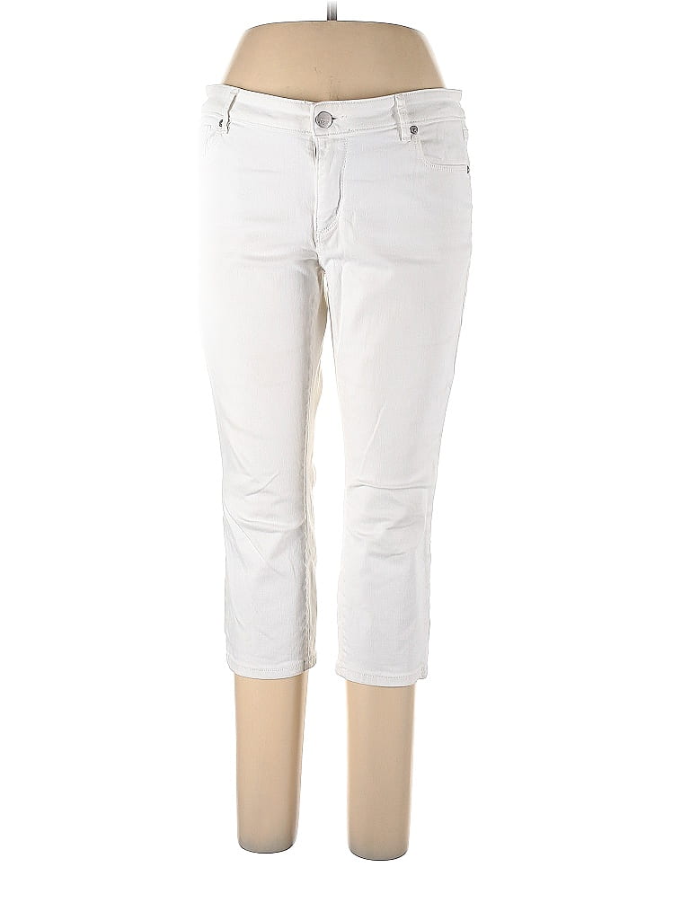 Jupe Ann Taylor LOFT Taille 12 - Rayée Bleu Et Blanc, Coupe A-line, Neuve Avec étiquette