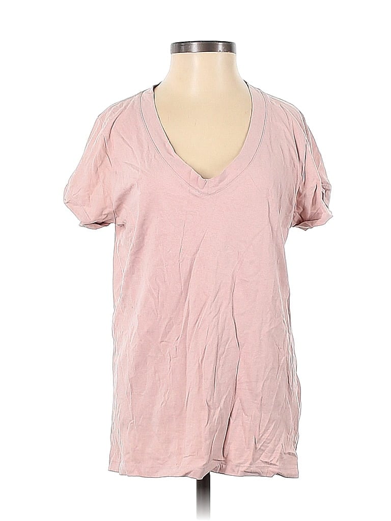 Pre-owned Reiss Short Sleeve T-shirt In Pink