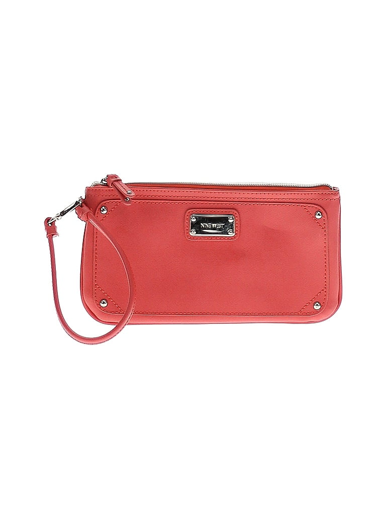 Nine West Solid Red Pink Wristlet One Size - photo 1