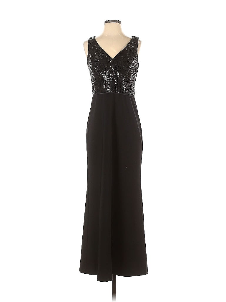 Lauren Ralph Lauren Women's  Tie Front Cocktail Dress Black Size 4