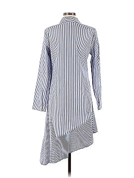 Koché Pinstripe Asymmetric Shirtdress (view 2)