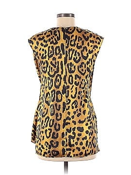 Adam Lippes Collective Leopard Cowl Neck Top (view 2)