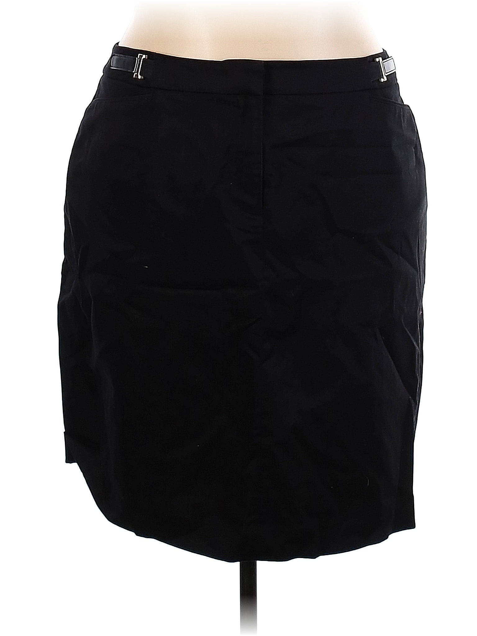 Jones New York Signature Solid Black Casual Skirt Size 18 (Plus) - 78% ...