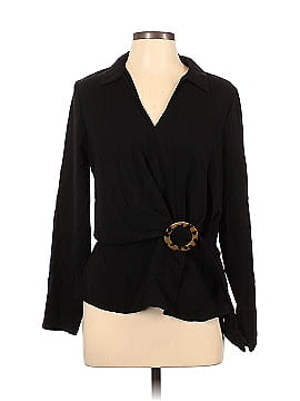 Topshop Long Sleeve Blouse (view 1)