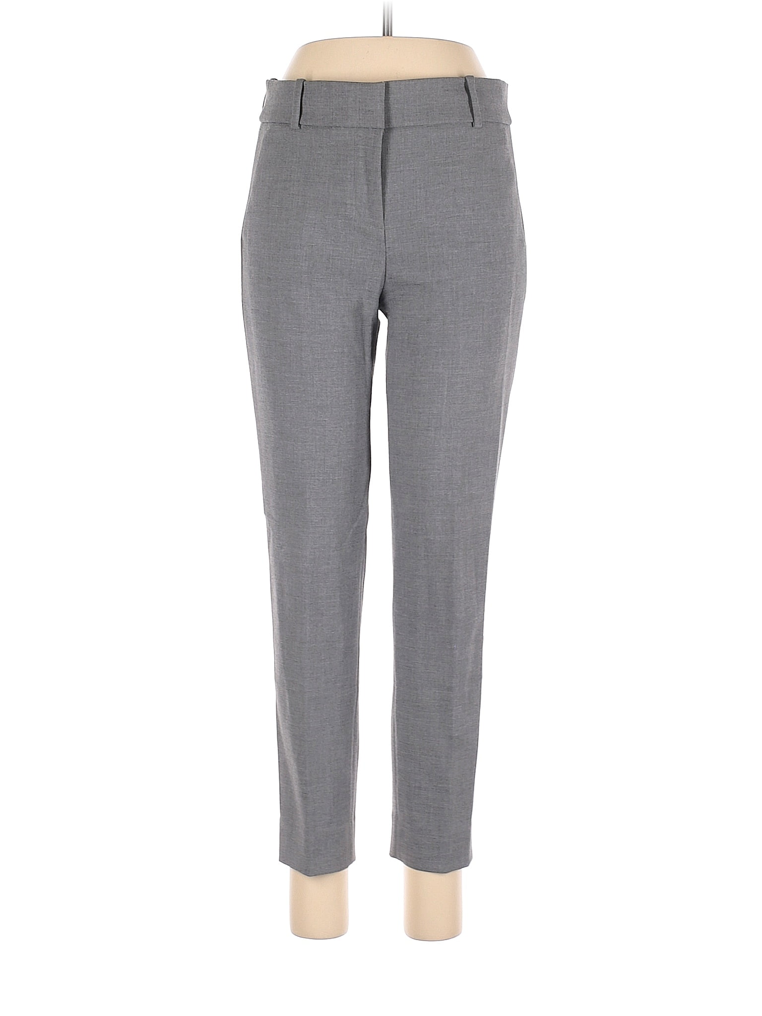 J.Crew Solid Gray Dress Pants Size 6 - 69% off | thredUP