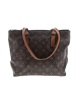 Louis Vuitton Cabas Mezzo Brown Monogram Canvas Tote