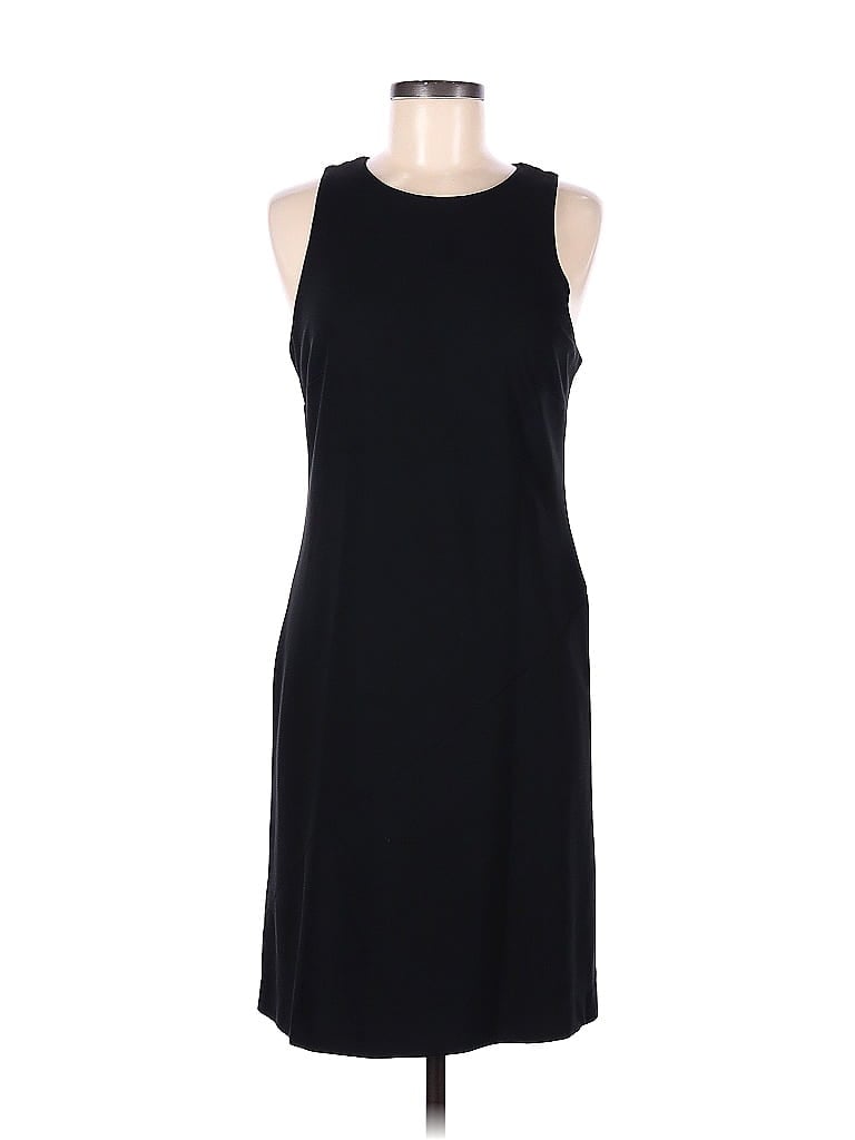 Ann Taylor Solid Black Cocktail Dress Size 6 - photo 1