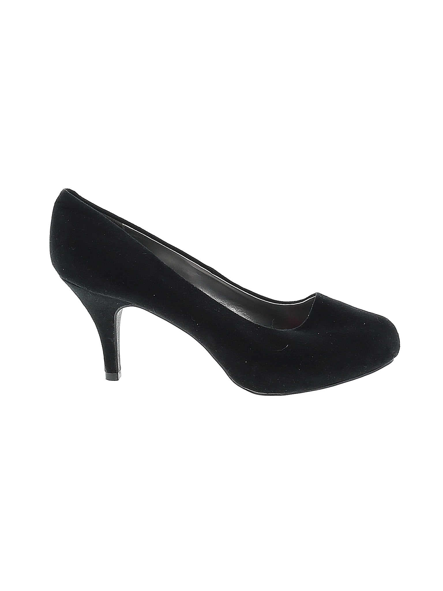 XAppeal Solid Black Heels Size 8 1/2 43 off thredUP