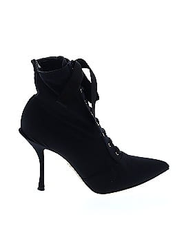 Dolce & Gabbana Lori Stretch Jersey Ankle Boots In Black (view 1)