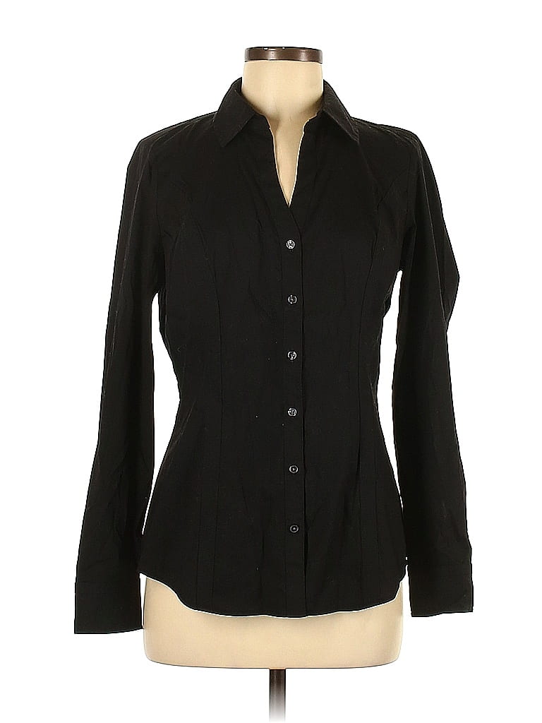 Express Black Long Sleeve Button-Down Shirt Size M - 64% off | thredUP