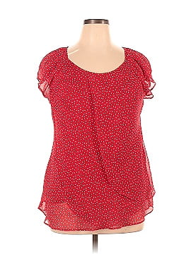 Roz & Ali Short Sleeve Blouse (view 1)